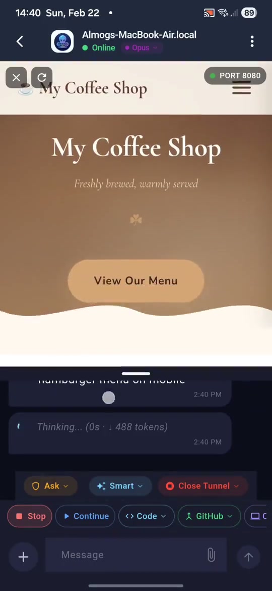 Termopus live preview